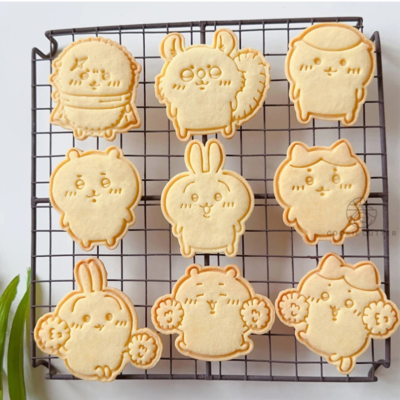 

Японская мультяшная кавайная форма для печенья в виде животных, Бисквитное печенье на пару, десерт, Кролик, Кролик, каштан, «сделай сам», формы для закусок, инструменты для выпечки