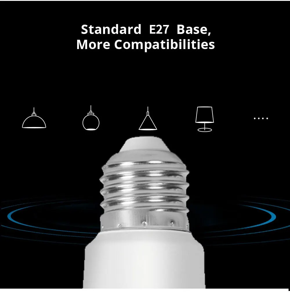 EWelink Wifi/Zigbee Smart Bulb Led Lamp E27 RGB Smart Light Bulbs 100-240V Smart