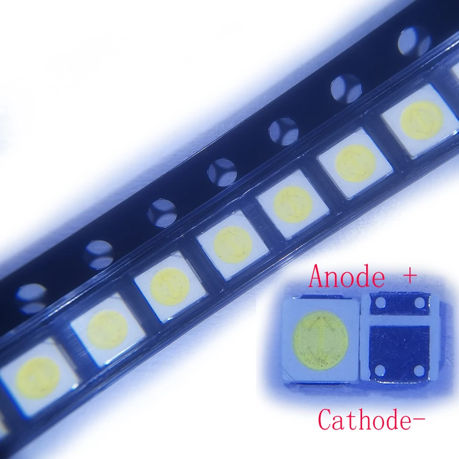 500PCS/Lot 3030 SMD LED Beads 3V Cold White 1.5W  For Everlight TV Backlight Application