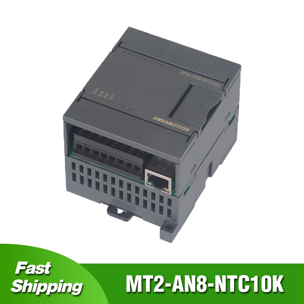 

MT2-AN8-NTC10K 8-way NTC Temperature Module for PLC SMART200/300/1200/FX5U RS485 Supports S7 MODBUS TCP MC Protocol