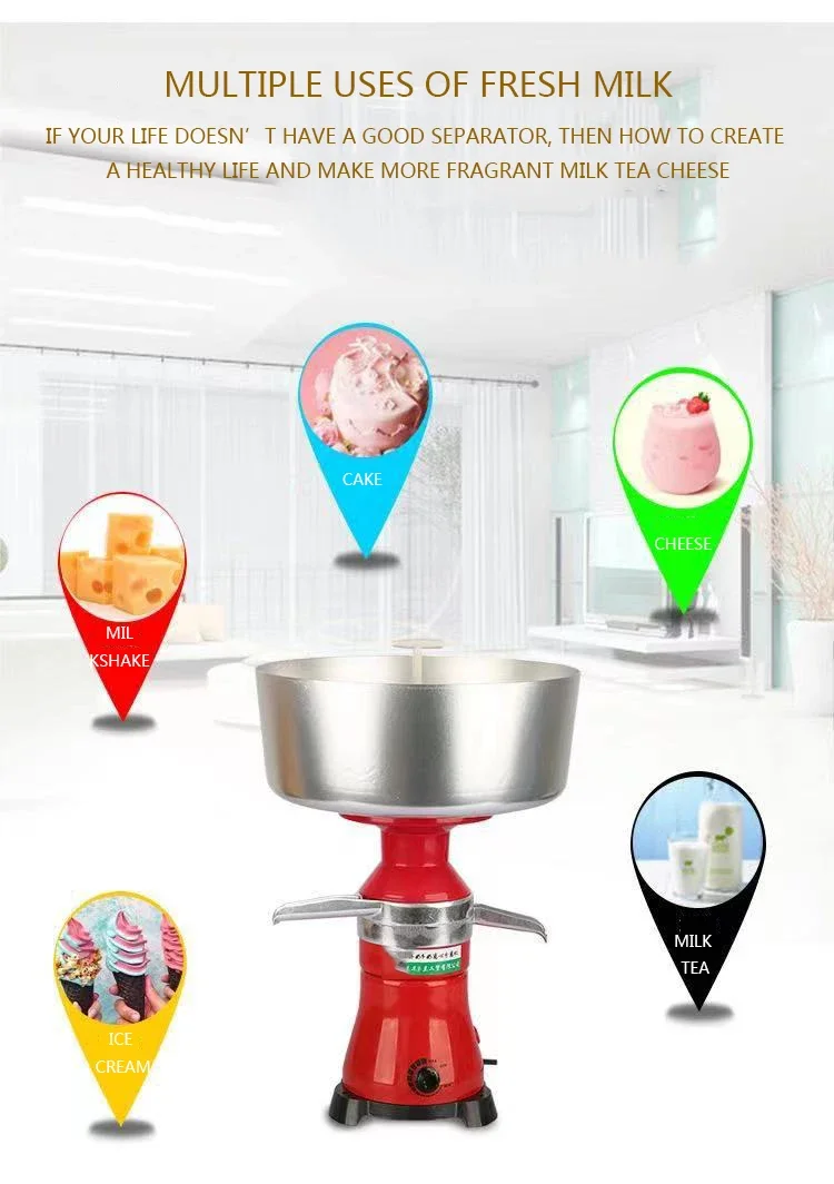 Description Picture 6 of itemFL-80E  220V/300W Cream Separator Electric Milk Separator 80L Stainless Steel Electric Centrifugal Cream Separator