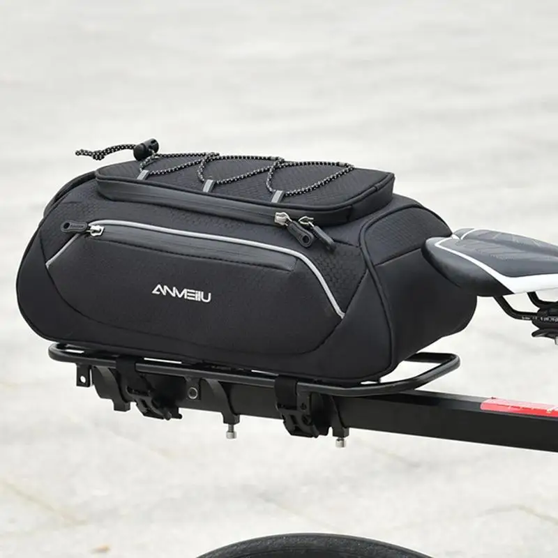 Bike Rack Bag Large Capacity Waterproof Cycling Bag Mountain Bike Saddle Rack Trunk Bags Luggage