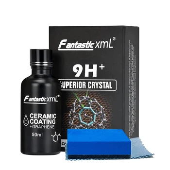 나노 세라믹 코팅 그래핀 9H 프로 소수성 페인트 보호 자동차 고온 저항, 스크래치 저항 50ml