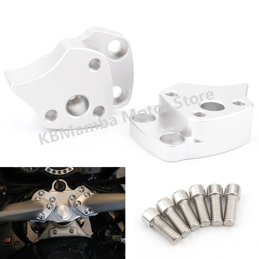 MotorcycleAccessoriesHandlebarRiserSpacerKitsAluminumForYamaha