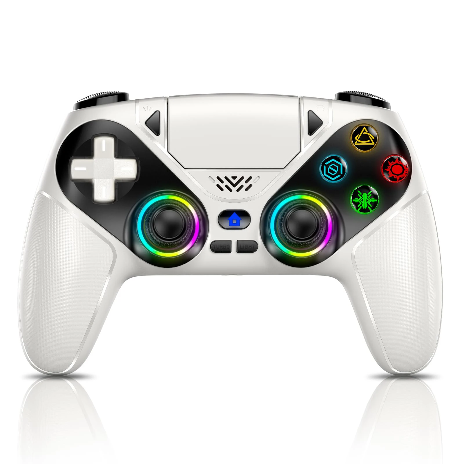 Kontrolery do gier dla PS5 Pro/Slim Gamepad Hall Effect Triggers Kontroler RGB Turbo Wibracje Dotyk Programowalny Przycisk Uchwyt