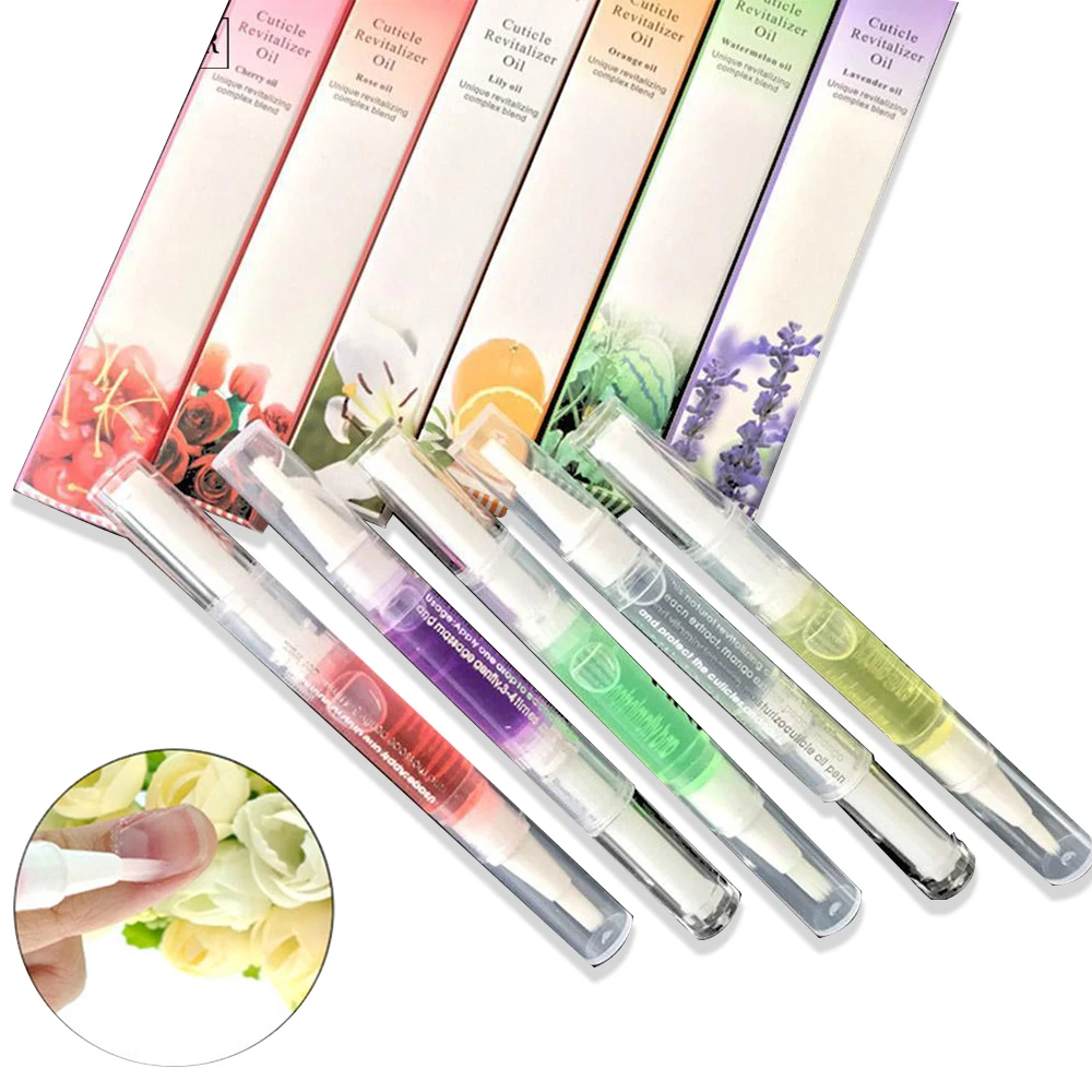 30pcs Nail Nutrition Oil Pen 15 Smells Nail Treatment Revitalizer