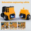 16/26/35pcs/set Magnetic Transformer Engineering Vehicle Assembly Playset Multi-functional Combination Transform Robot Toys 2