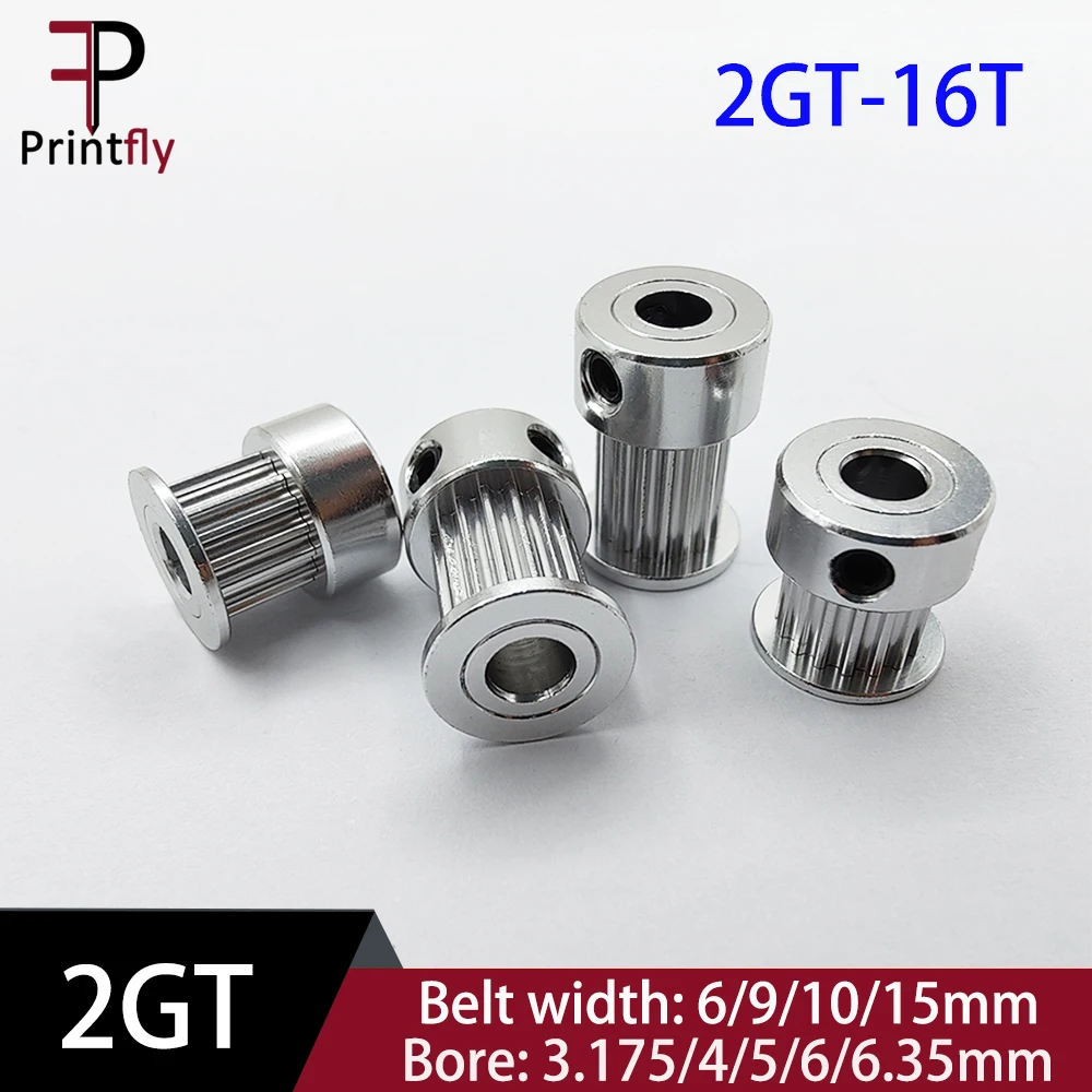 Printfly 2GT 16 치아 GT2 타이밍 풀리 2M 벨트 폭 6/9/10/15MM ..