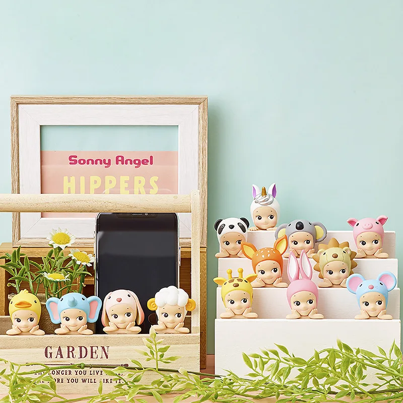 Sonny – boîte aveugle ange couché, décor d'ordinateur, accessoires de  téléphone, figurines Anime, jouets, mignon Hippers, boîte Surprise