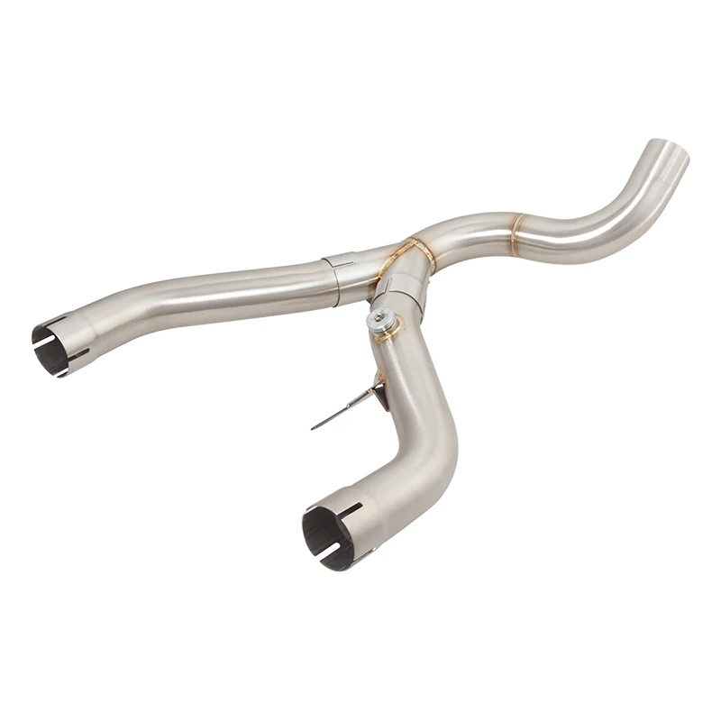 Slip On For BMW R1150GS 1999-2005 Motorcycle Exhaust Mid Connect Tube Muffler Middle Link Pipe Stainless Steel