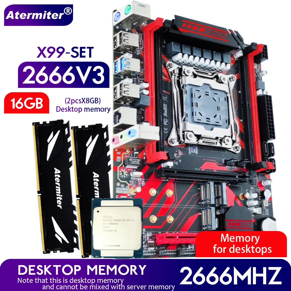 Atermiter-D4-DDR4-X99-GSH99-Motherboard-Set-with-Xeon-E5-2666-V3 ...