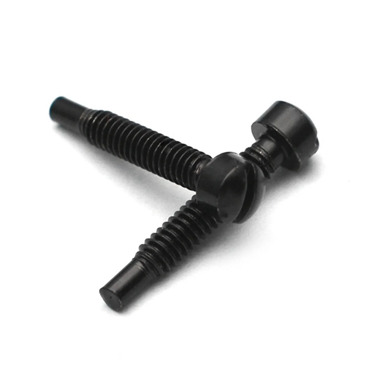 BAAU 50pcs Pickup Metal Pins-One Word-Closing 3x21MM/5.0MM (Diameter 3.0MM) Guitar Pickup Parts Screw Rods Black