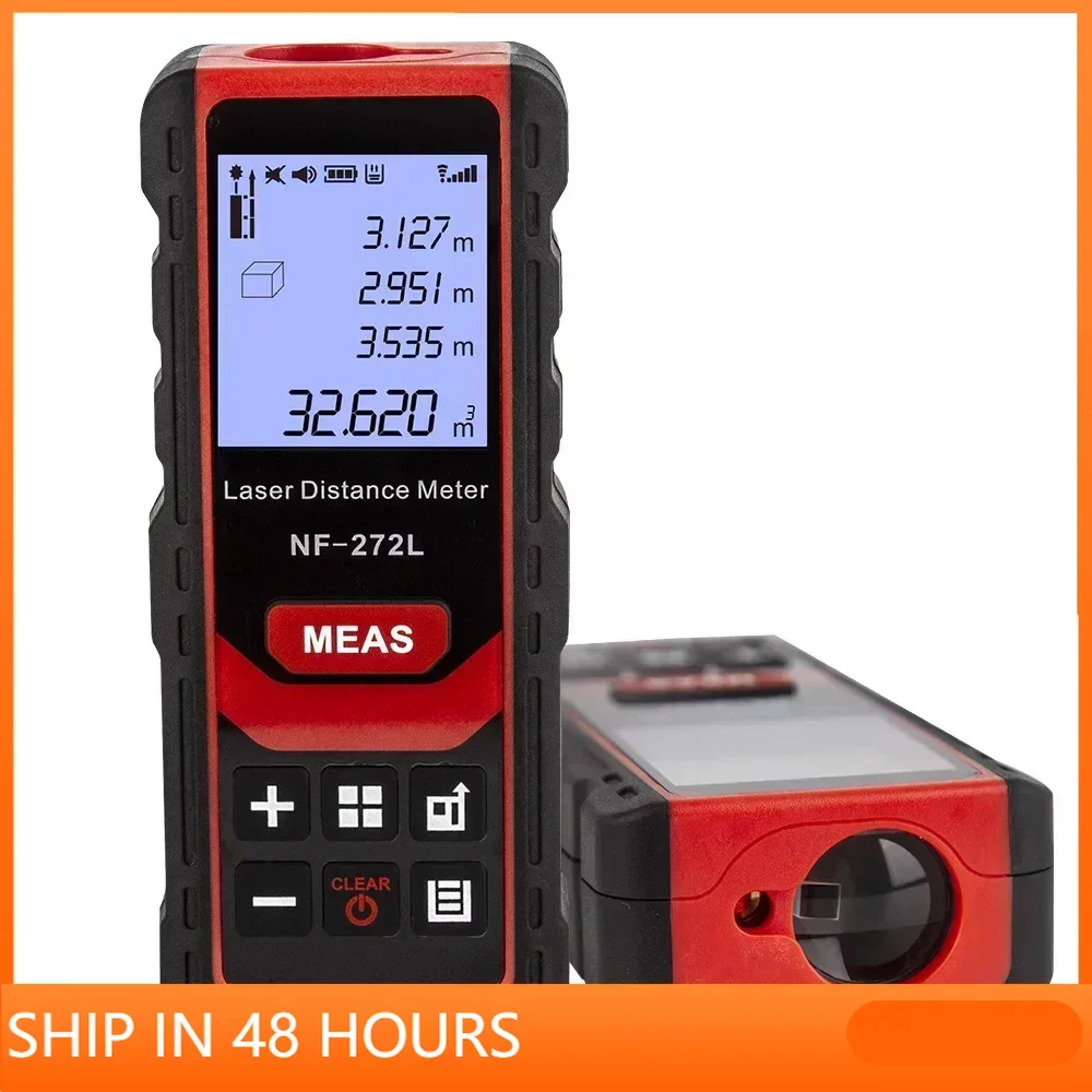 

Noyafa NF-272L Laser Distance Meter 60M 80M 100M Rangefinder Tape Range Finder Measure Device Digital Ruler Test Tool