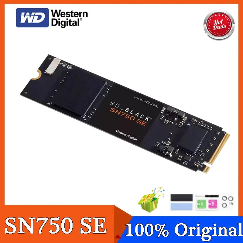 Western Digital WD BLACK SN750 SE NVMe Internal Gaming SSD State Drive 250GB 2TB Gen4 PCIe 2280 Up to 3600