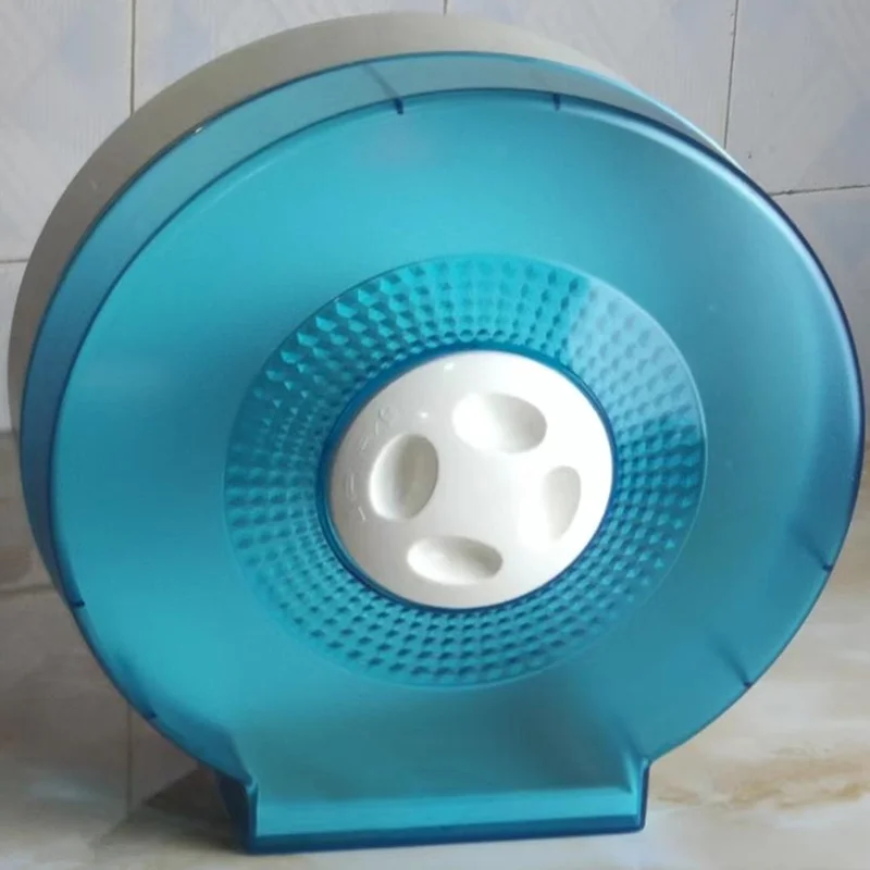 

Toilet waterproof dustproof tissue box, large capacity have punched hanging towel rack