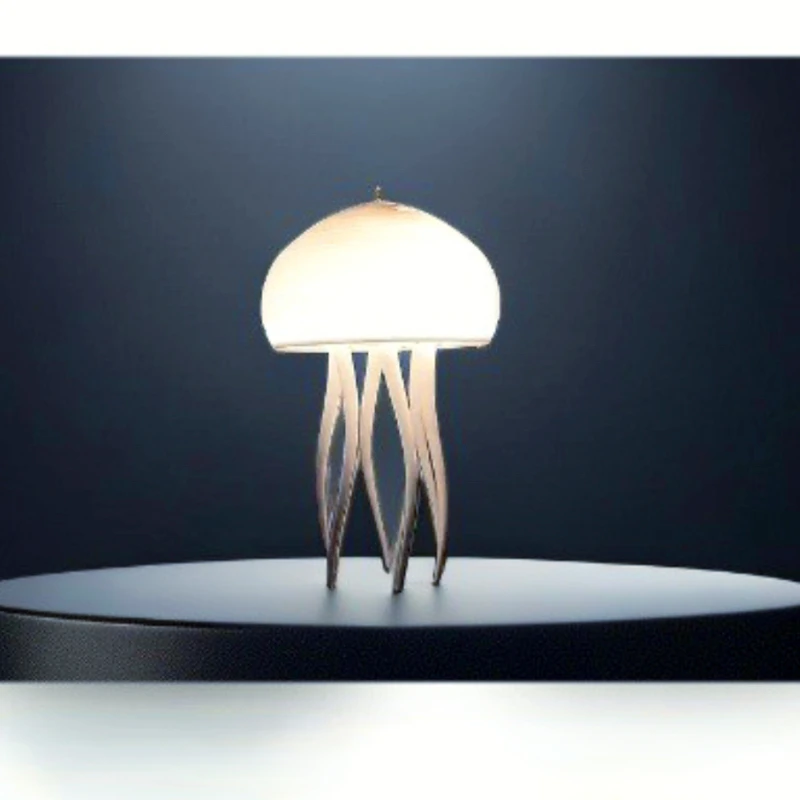

Jellyfish Lamp Figure White Funny Scaleph Atmosphere Lantern for Child Pets Baby Gift Car Home Creative Decoration Rechargeable