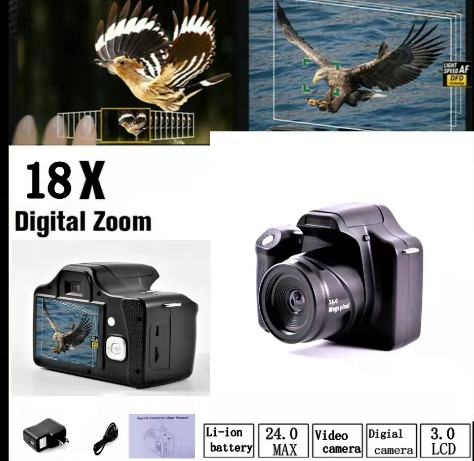 digital instant camera New SLR digital camera HD hot boot PC camera function digital camera wide angle lens best digital camera for beginners Digital Cameras