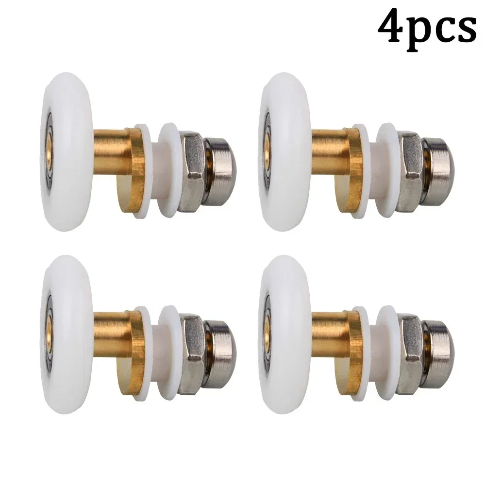 4 Pezzi Puleggia Per Porta Della Doccia Bagno Porta Scorrevole In Vetro 4-pezzi-puleggia-per-porta-della-doccia-bagno-porta-scorrevole-in-vetro