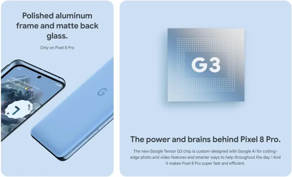 オリジナル Google Pixel 8 Pro 12GB RAM 128GB/256GB ROM SIMフリー