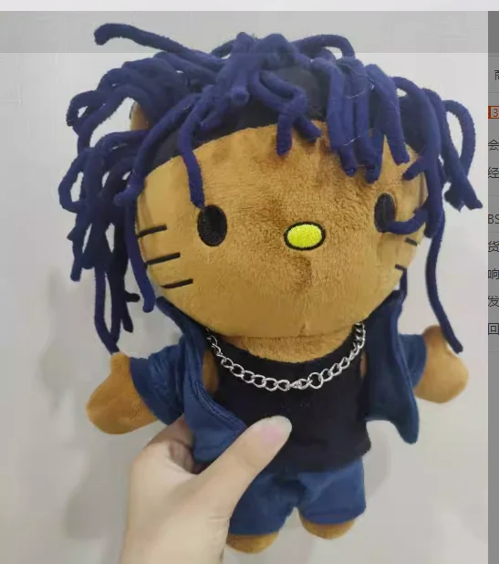 Peluche Miniso Hello Kitty Travis Scott LIL PEEP Anime Peluche Juguete Personalizado Peluche Suave Peluche Regalos para Niños