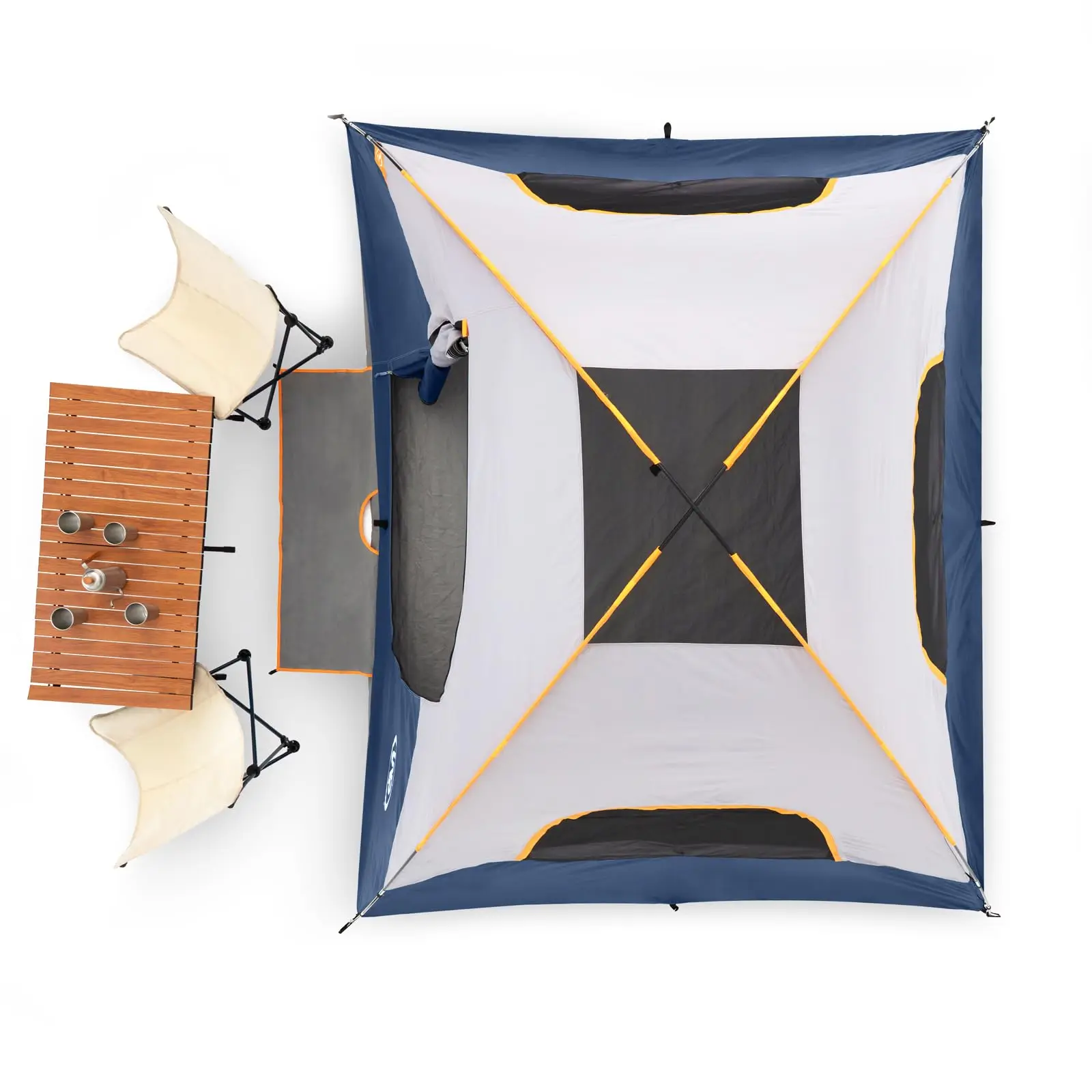 Camping Dome Tent with Screen Room, 6 Person 5