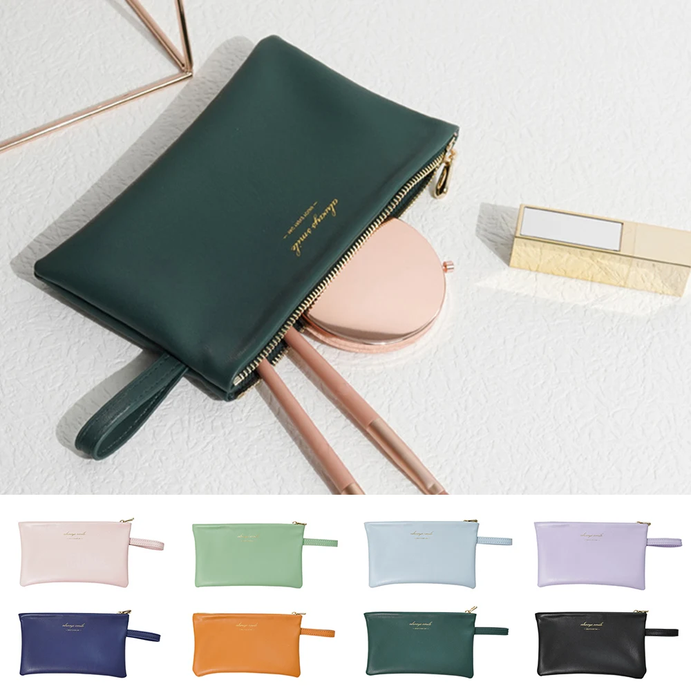

Pu Leather Women's Cosmetic Small Bag Portable Mobile Phone Case Mini Ladies Sundries Lipstick Coin Purse Storage Bag Wholesale