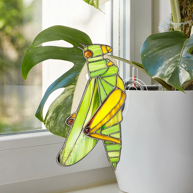 Flower Decorative Garden Stakes Acrylic Potted Plant Decorations Animal Flowerpot Stakes Planter Edge Hugger