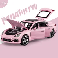 1:32 Porsche Panamera Diecasts Toy Cars Miniature Scale Alloy Simulation Vehicles Car Model Children Birthday Gifts Collection 1