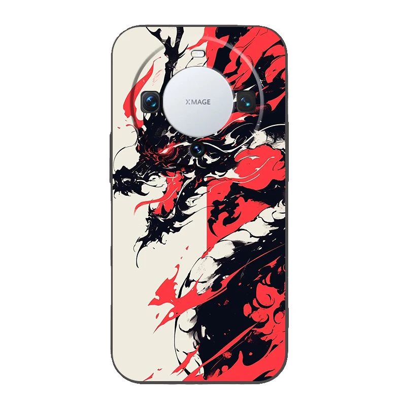 Elegant Chinese Dragon Silicone Phone Case Cover – Premium Design Protective Shell