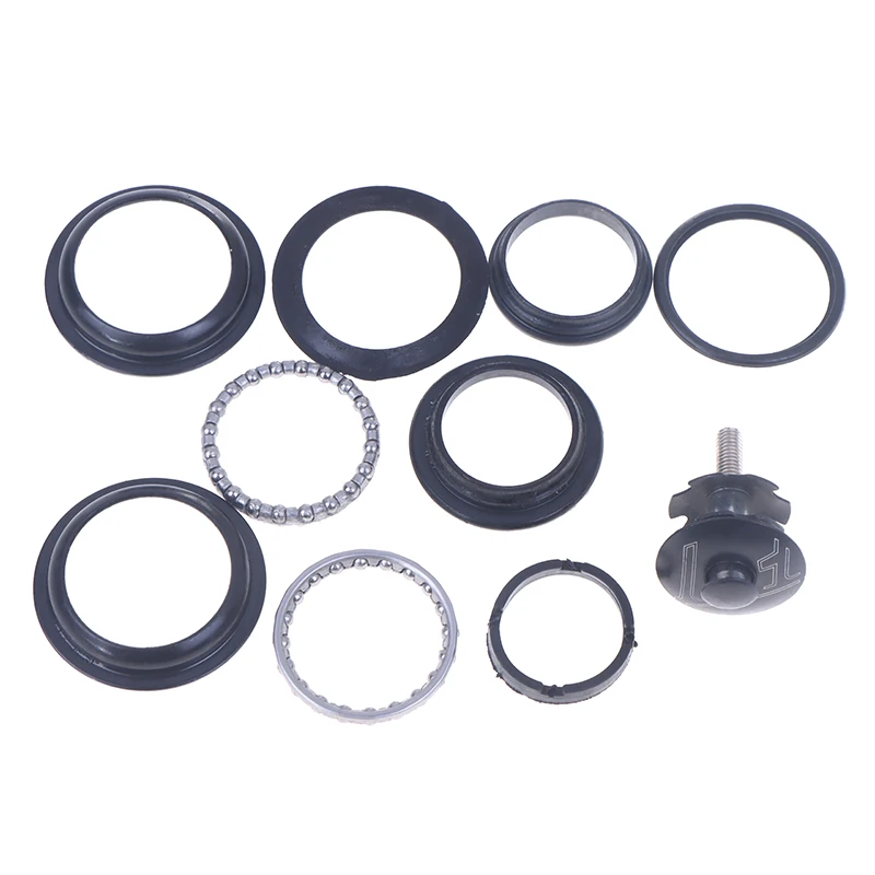 Schwarze Legierung Rennrad Gabel 44 mm 1 1/8 Zoll Gewindelose Headset Externe Fahrrad Kopfrohr Teile für Fahrradzubehör – Detail 12