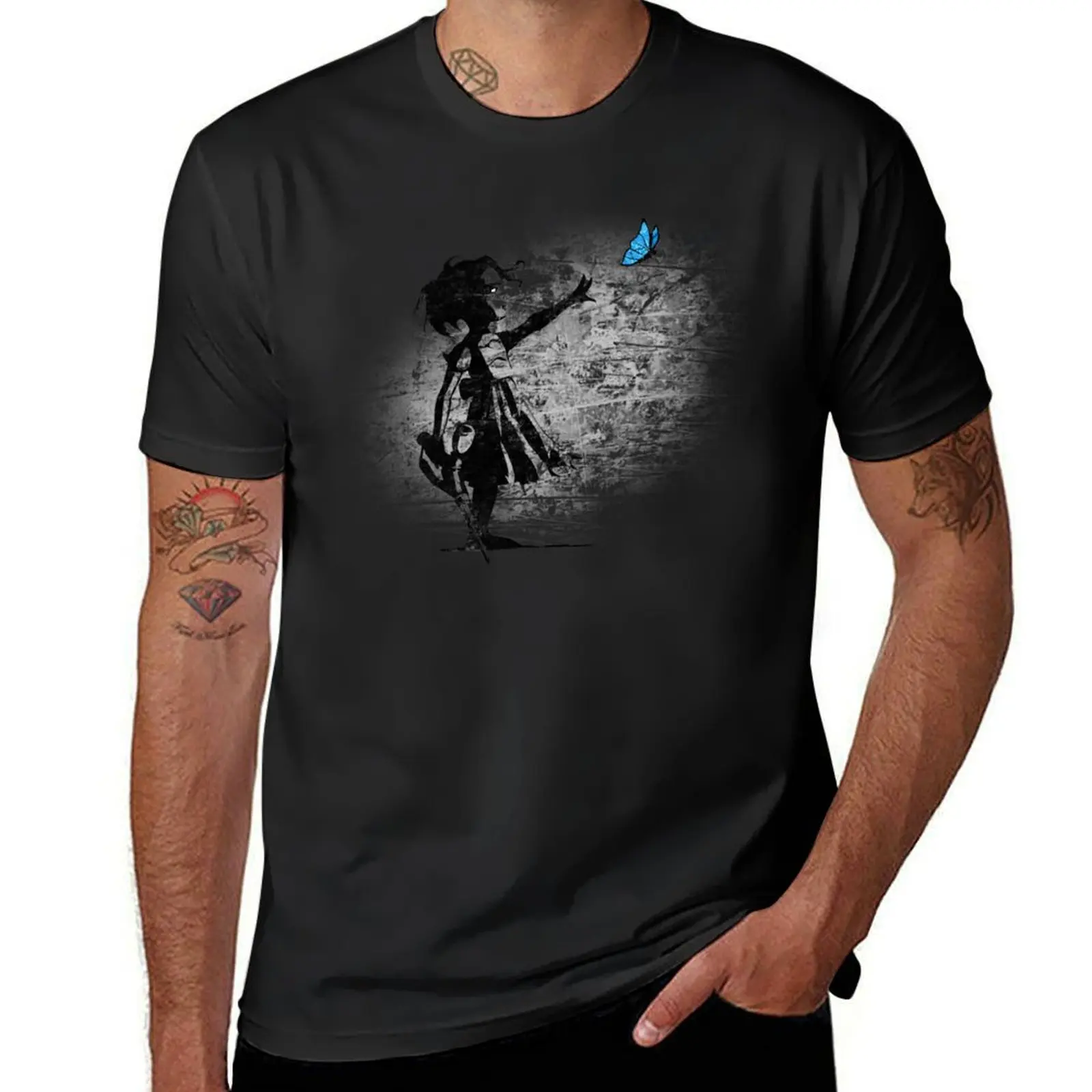 

Litlle sister T-Shirt graphics vintage clothes oversizeds men clothings