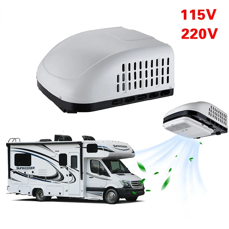 Climatiseur de tente en volts pour camping-car, caravane, espace de pièce,  puissante capacité de refroidissement 110V 220V - AliExpress