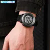 SYNOKE Men Digital Watch Sports Watches 5Bar Waterproof Military Shock Digital Watch LED Display Large Screen Alarm Clock 6