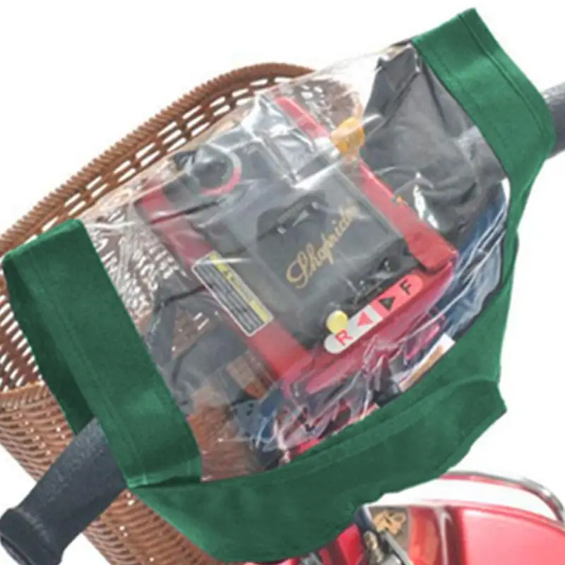 

Mobility Scooter Control Panel Cover Mini Size Tiller Cover Waterproof Dust Proof Cover Foldable Mobility Scooter Tiller Cover