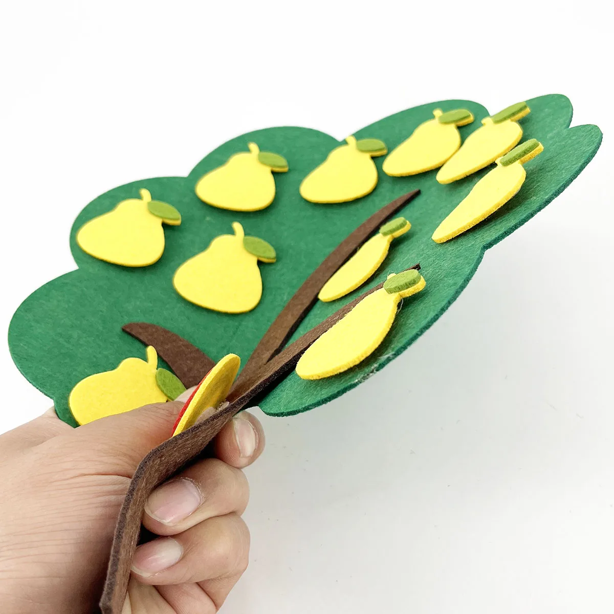 Kids Math Toys Teaching Aids Pear Apple Trees Number Puzzle Game Learning Educational Toy for Children - 6