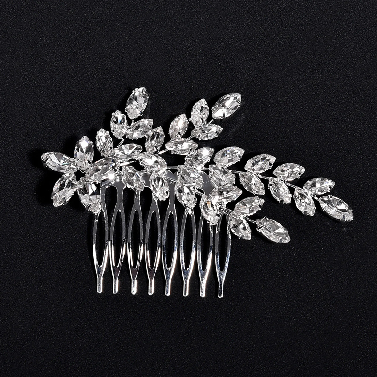 Glittering Hair Combs Clips Hair Fork Luxurious Messy Bun Maker with Glass Diamond for Banquet Wedding Gown Clips hair accessories bridal hair accessories