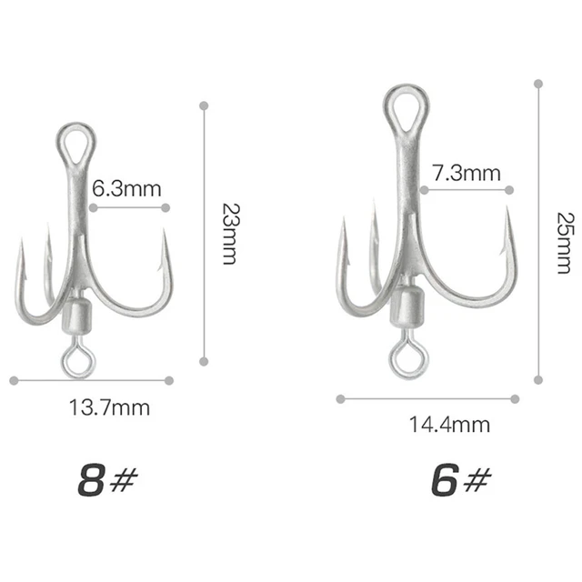 Fishing Hooks 10 PCS/lot Fishing Spring Swivel Hook Barbed Carp Hook Fly Fishing  Hook Fishing Accessories Tackle Fish Hooks (Color : 14#, Size : 10PCS),  Hooks -  Canada