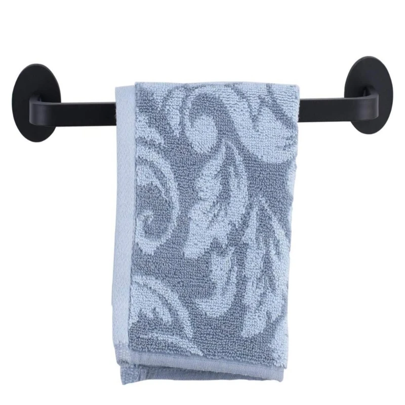 Magnetic kitchen towel rail rack holder single bar dish cloth hook hanger