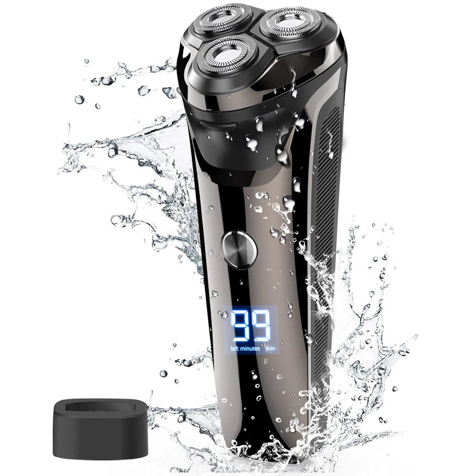 Electric Shaver For Men Cordless Usb Rechargeable Triple Blade Razor_voghion.com