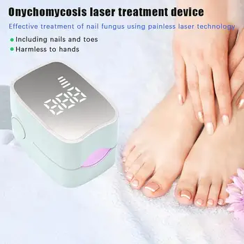 Dispositivo laser per la pulizia delle unghie da funghi, per onicomicosi, ricaricabile USB, luce laser 905nm, luce infrarossa 470nm, luce blu, per salone di bellezza
