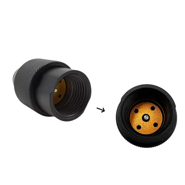 B97A-HPA Air Tank Regulator วาล์ว Saver CO2 กระบอก G1/2-14 เกลียวตัวเชื่อมต่อนิวเมติกควบคุม Connector 1