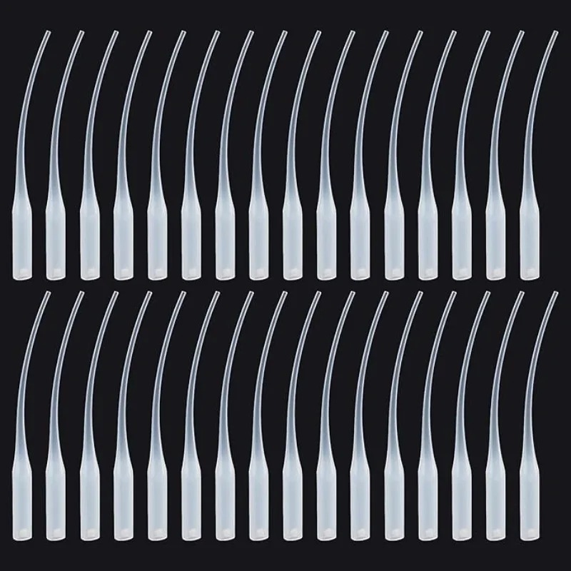 Plastic Glue Tips 100pcs Micro-Tips Extender Precision CA Applicator for Arts Crafts Hobby Guitar