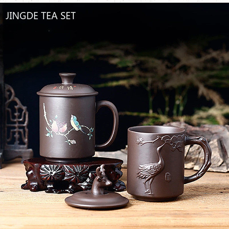 Clay Drink Accessories Chinese Tea Clay Cup Purple Clay Tea Cup
