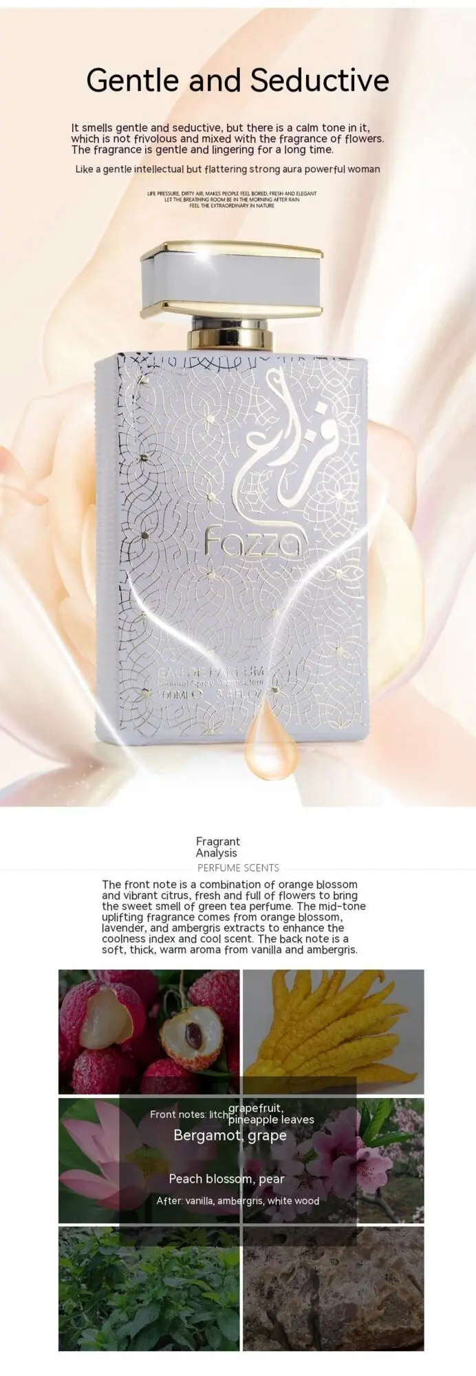 New Hot Perfume Arab Dubai Essence Perfume Women's Persistent Light Fragrance Citrus Blend Good Smell Perfume_voghion.com