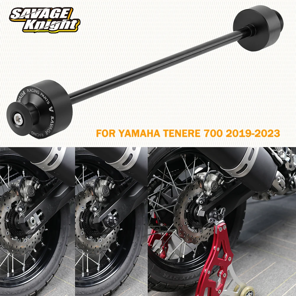 Tenere700 Rear Axle Fork Wheel Crash Slider Motorcycle Accessories