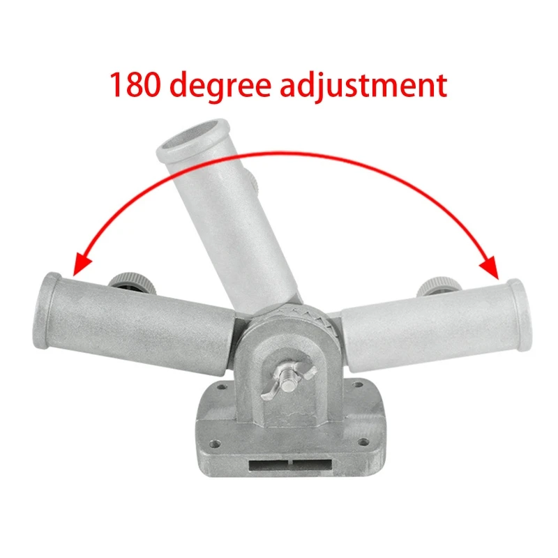 Wall Mount Flagpole Holder Bracket Fixing Bottom Base Easy to Mount Rack for Home Bedroom Living Room Wall Decoration B03E