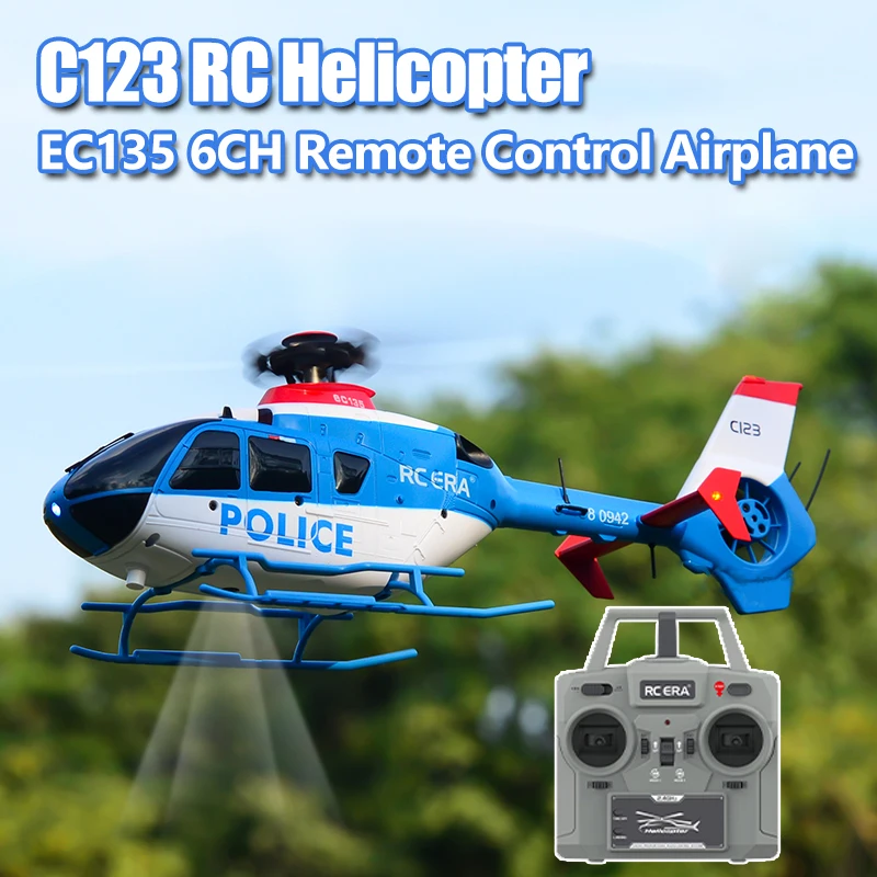 Hélicoptère RC 6CH 3D Vol Inversé Moteur Sans Balais 2.4G Baromètre