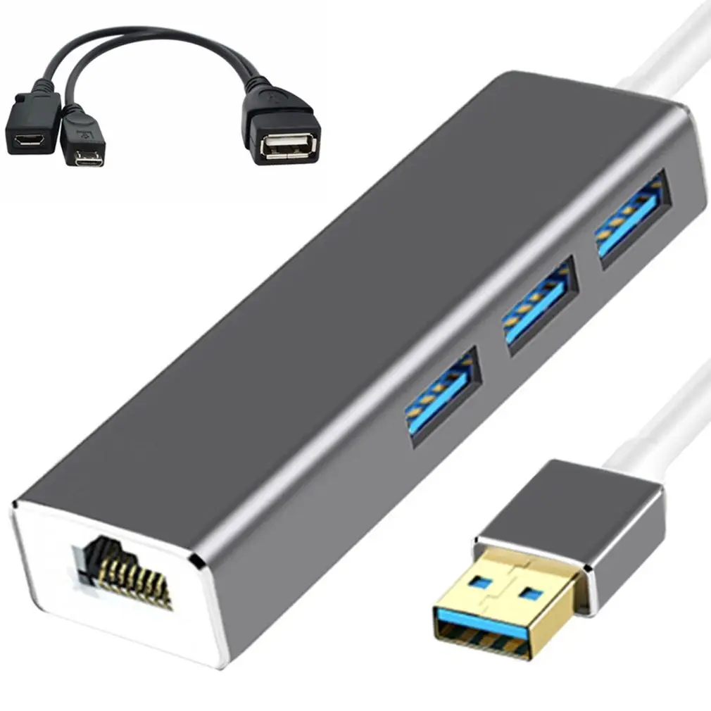 

Адаптер Ethernet 3 usb-хаб LAN + кабель OTG USB для Fire Stick 2-го поколения или Fire TV3 TV Stick 1080P