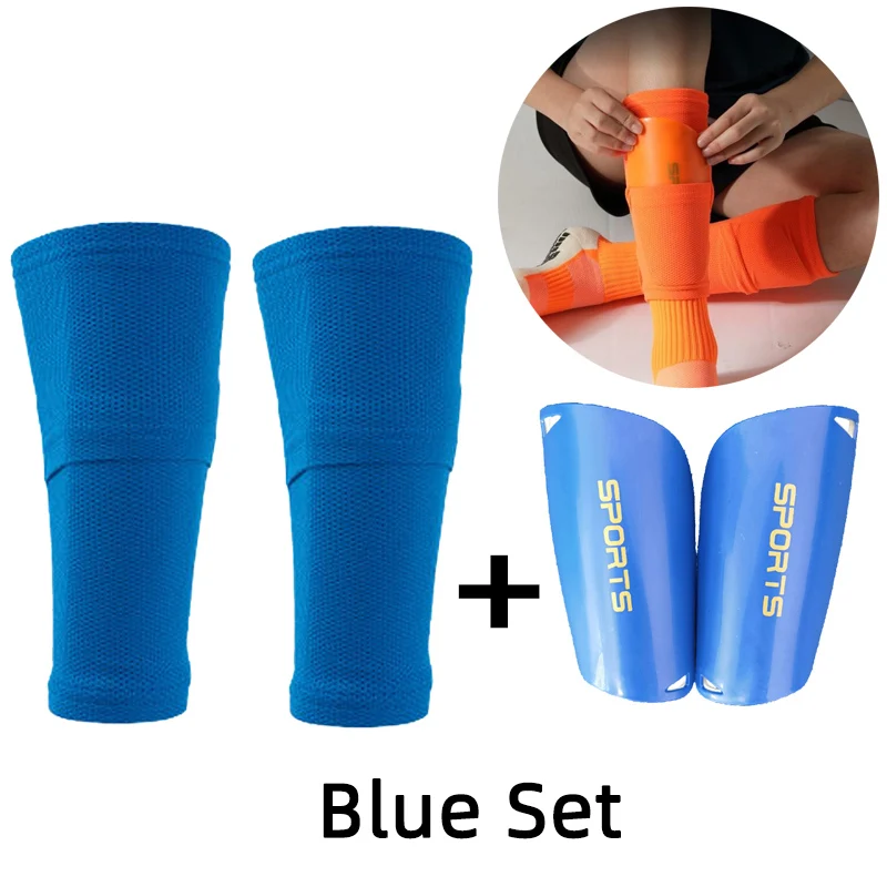 All-in-One Soccer Shin Guard Socks with Protective Leg Sleeves