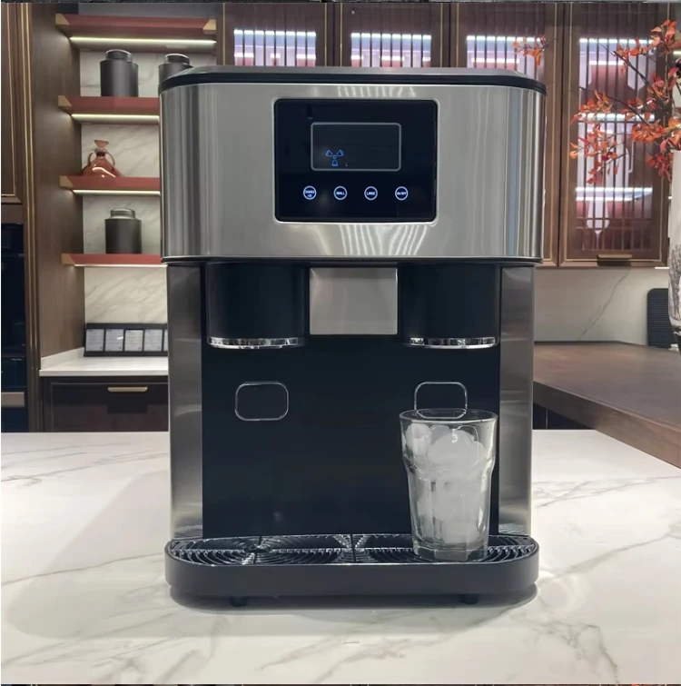 Desktop Instant Hot & Cold Water Dispenser with Ice Maker Child Lock Function